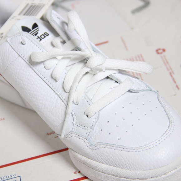 Adidas White CONTINENTAL 80 Sneakers - Picture 4 of 7